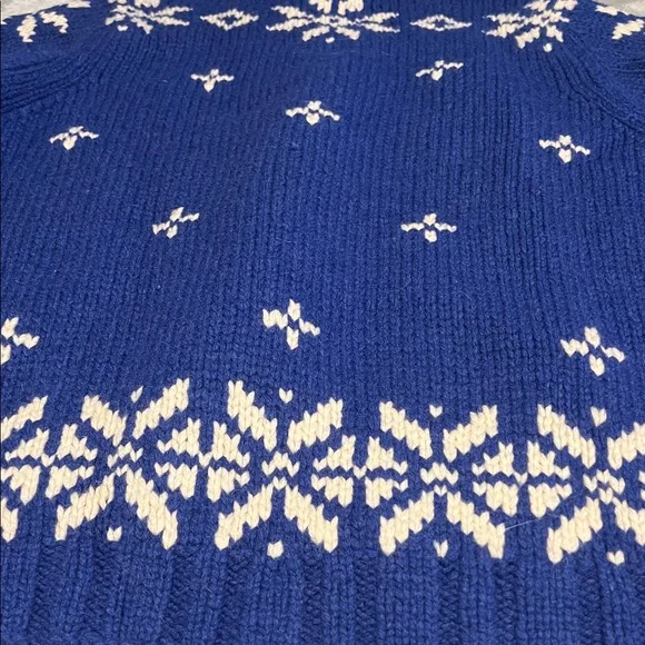 Lands End vintage lambswool sweater. Woman’s size L 14-16. - Picture 7 of 8